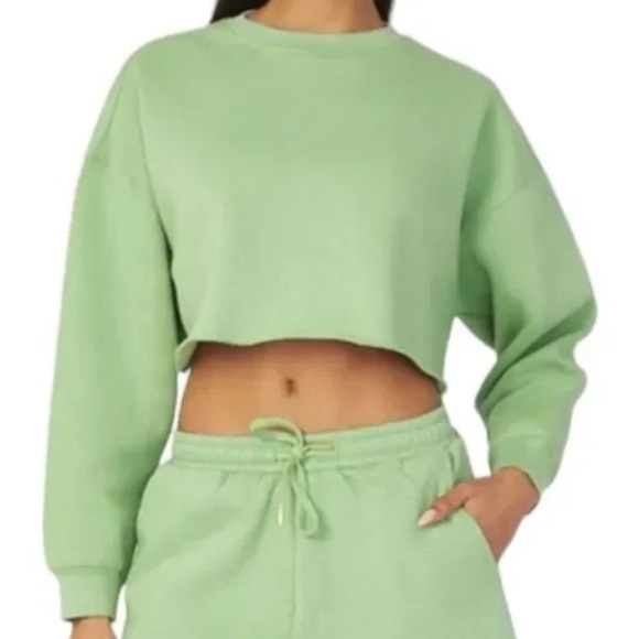 WeWoreWhat Cropped Hoodie Size Medium - Picture 9 of 13